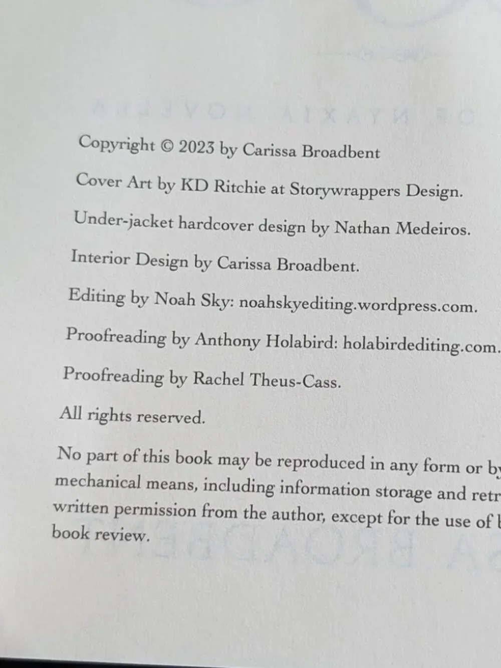 Six Scorched Roses by Carissa Broadbent Indie Print hardcover